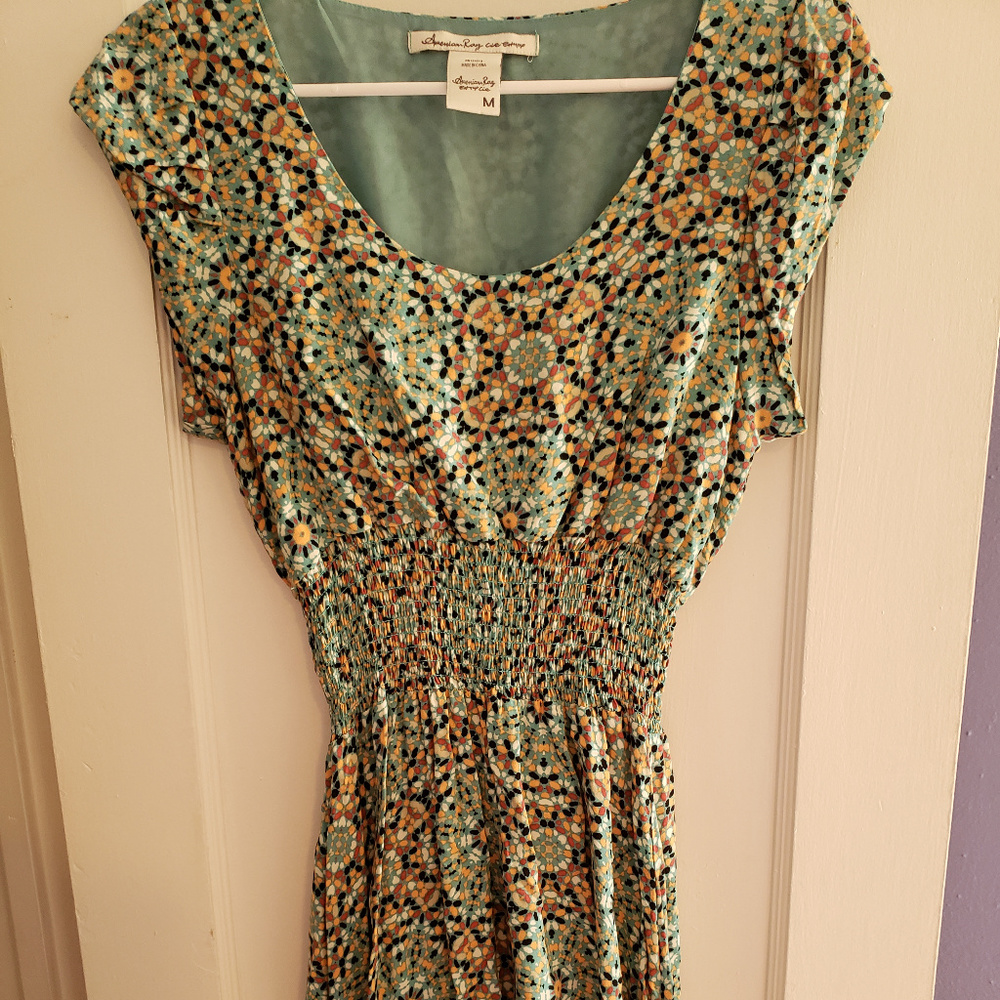 Geometric Funky Print Dress